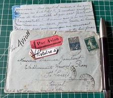 Lettre avion 1932 d'occasion  Cerizay