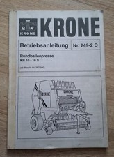 Krone rundballenpresse kr10 gebraucht kaufen  Recke