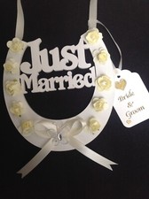 Wedding horseshoe keepsake for sale  WIGSTON