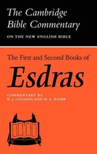 CBC: FIRST & SECOND BOOKS OF ESDRAS (CAMBRIDGE BIBLE By Richard J. Coggins *VG+* comprar usado  Enviando para Brazil