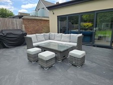 Grey rattan corner for sale  BENFLEET
