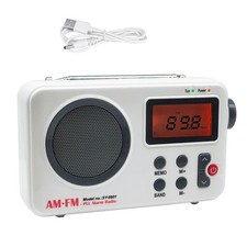 Rádio alarme portátil AM/FM PLL ajuste 87,5 - 108MHZ (FM) ajuste 522 - 1620KHZ (AM) comprar usado  Enviando para Brazil
