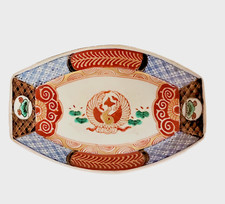 Tigela chinesa antiga em forma de barco dos anos 1800 com Phoenix e Lotus na paleta Imari comprar usado  Enviando para Brazil