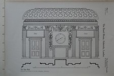 Usado, 1927 ARQUITETURA IMPRESSÃO SALA DE REUNIÕES ALMIRANTADO LONDRES PAREDE LESTE PAKINGTON comprar usado  Enviando para Brazil
