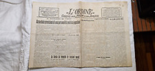 Vecchio giornale ordine usato  Macerata