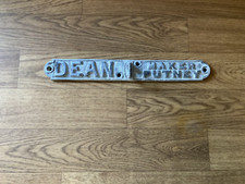 Makers plate plaque for sale  UK