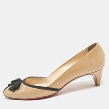 Christian louboutin beige d'occasion  Expédié en Belgium