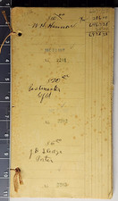 1917 business ledger for sale  Memphis