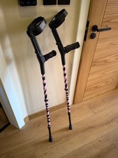 Cool crutches pink for sale  DUNMOW