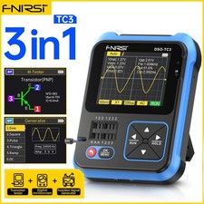 FNIRSI DSO-TC3 Digital Oscilloscope Transistor Tester Signal Generator 3 in1 500 comprar usado  Enviando para Brazil