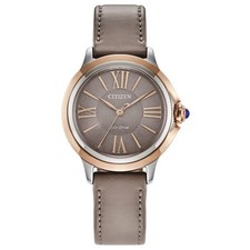 Usado, Relógio feminino Citizen Eco-Drive Ceci mostrador acastanhado EM1166-01Z comprar usado  Enviando para Brazil