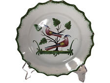 Plate with perched d'occasion  Expédié en Belgium