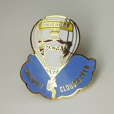 Broche de lapela balão de ar quente Smirnoff Cloudhopper - Vodca - Vintage RARO comprar usado  Enviando para Brazil