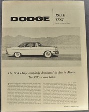 1955 Dodge Road Test Brochure Folder Custom Royal Sedan Bom Original 55 comprar usado  Enviando para Brazil