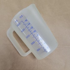 Jarro de medição Tupperware 2 xícaras números azuis 16 onças 1669-3 vintage, usado comprar usado  Enviando para Brazil