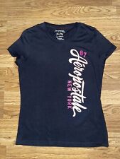 Camiseta Aeropostale Juniors XL Funciona Pequena a Média Estampa Preta Branca Acabamento Rosa comprar usado  Enviando para Brazil