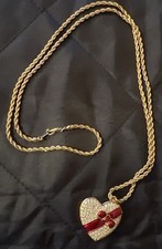 Swarovski necklace heart for sale  Oconomowoc