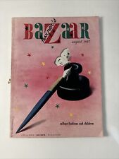 Harper’s BAZAAR Magazine - August 1937 College & Children Fashion - P.L. Travers comprar usado  Enviando para Brazil