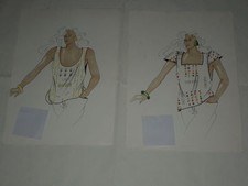 Moda disegni originali usato  Milano