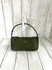 Usado, PRADA Mini NECESSAIRE ARMY Verde Tessuto NYLON Y2K # 21 EUC! Autêntico! RARO! comprar usado  Enviando para Brazil