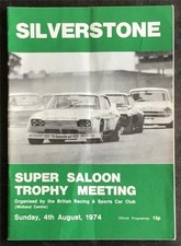 Silverstone aug 1974 for sale  LEICESTER