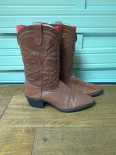 Brown leather cowboy for sale  MANSFIELD