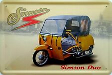 Blechschild simson duo gebraucht kaufen  Bitterfeld