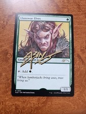 Magic The Gathering Shadow assinado artista prova Llanowar Elves SLD Jesper Ejsing, usado comprar usado  Enviando para Brazil
