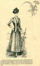 Gravure ancienne 1889 d'occasion  France