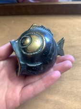 Bronze fish ashtray for sale  GLASGOW
