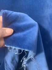Royal blue velvet for sale  DOWNHAM MARKET