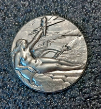 Médaille bronze argenté d'occasion  Loudéac