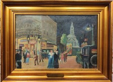 Jens Sinding Christensen (1888-1980): NOITE NA CIDADE, pintura a óleo original comprar usado Jens Sinding Christensen (1888-1980): NOITE NA CIDADE, pintura a óleo original comprar usado  Enviando para Brazil