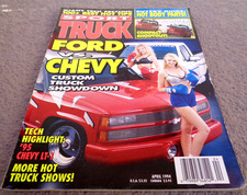 SPORT TRUCK MAGAZINE APRIL 1994 FORD VS CHEVY OBS FLARESIDE STEPSIDE RANGER S10 comprar usado  Enviando para Brazil