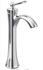 Torneira pia vaso banheiro Moen 4507 Wynford cromada alça única arco alto LEIA comprar usado  Enviando para Brazil