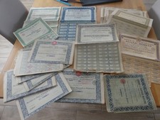 Scripophilie action anciennes d'occasion  Bayonne