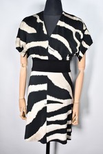 Just Cavalli Zebra Nadruk Sukienka w serek Stretch Damska rozm. 42, używany na sprzedaż  PL