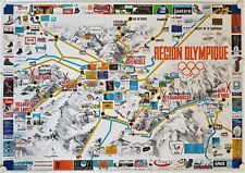 Affiche carte grenoble d'occasion  La Courtine