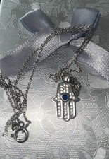 Sterling silver hamsa for sale  BRADFORD