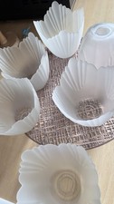 Frosted glass tulip for sale  NORMANTON