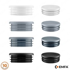 Tappi Tondi Alettati Plastica IN VARI FORMATI Puntali Gommini Copriforo Nero comprar usado  Enviando para Brazil