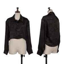 Blusa curta Yohji Yamamoto FEMME rayon seda opala processamento tamanho 1 (K-158149) comprar usado  Enviando para Brazil