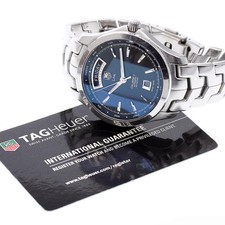 TAG HEUER WJF2010 Link Calibre 5 Dia-Data Automático Masculino #C689 comprar usado  Enviando para Brazil