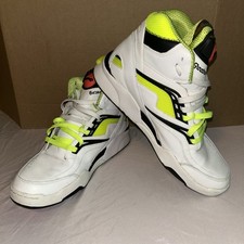 Używany, Reebok Twilight Zone Pump białe neonowe zielone buty do koszykówki J10323 męskie rozmiar 10.5 na sprzedaż  Wysyłka do Poland