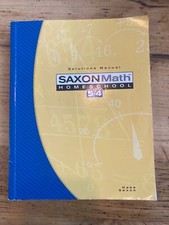Saxon math solutions for sale  Paris