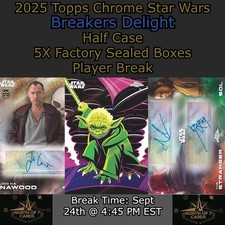 R2-D2 2025 Topps Chrome Star Wars Delight - 5X Box Player BREAK #9 comprar usado  Enviando para Brazil