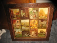 Homco nostalgic window for sale  Carroll
