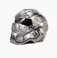 Capacete de motocicleta personalizado homem de ferro decoração criativa presente de aniversário capacete, usado comprar usado  Enviando para Brazil