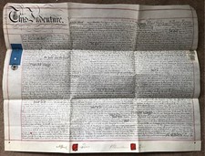 1899 indenture vellum for sale  BIRMINGHAM
