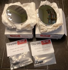 Conjunto de 2 cabeças de espelho redondas Hagan M-RH4 Fatties 4” com adaptadores Magic-Bullet, usado comprar usado  Enviando para Brazil